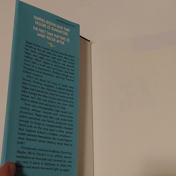 3/$13 Maybe We're Electric Teen novel Fiction Book by Val Emmich 2021 - Picture 5 of 8